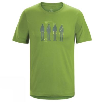 Playeras Arc'teryx Usual Suspects Manga Corta Hombre - Verde - Chile ZNR480672